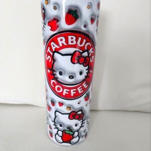 Strawberry Hello Kitty Tumbler